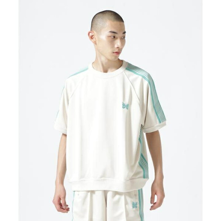 楽天市場】NEEDLES(ニードルズ) 別注Track crew T-shirt／ビーセカンド 