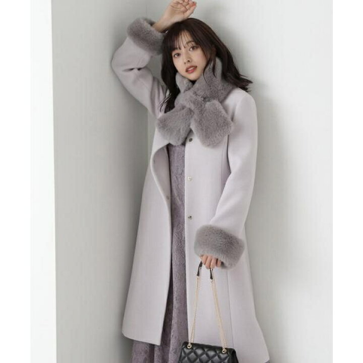 楽天市場】フェイクファー取外しコート／23AW／プロポーション ボディ 