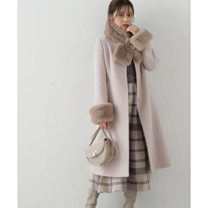楽天市場】フェイクファー取外しコート／23AW／プロポーション ボディ 