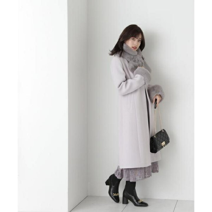 楽天市場】フェイクファー取外しコート／23AW／プロポーション ボディ 