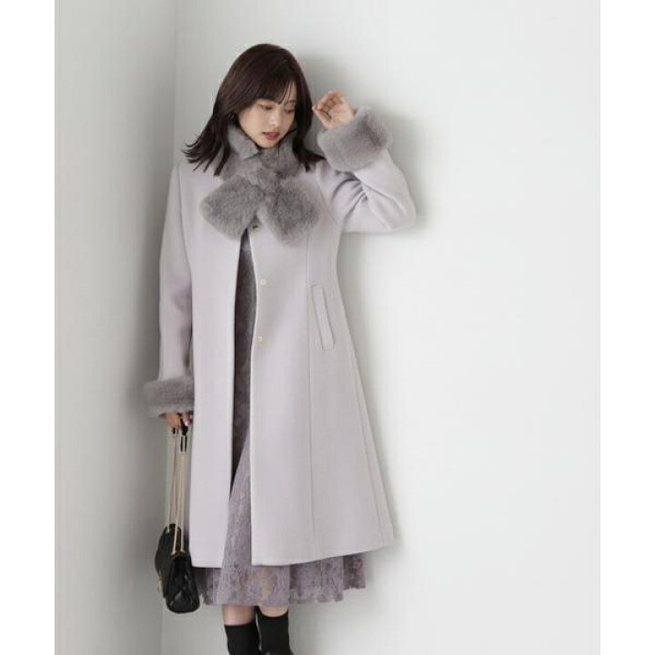 楽天市場】フェイクファー取外しコート／23AW／プロポーション ボディ 