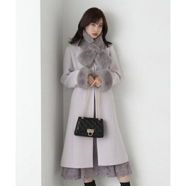 楽天市場】フェイクファー取外しコート／23AW／プロポーション ボディ 