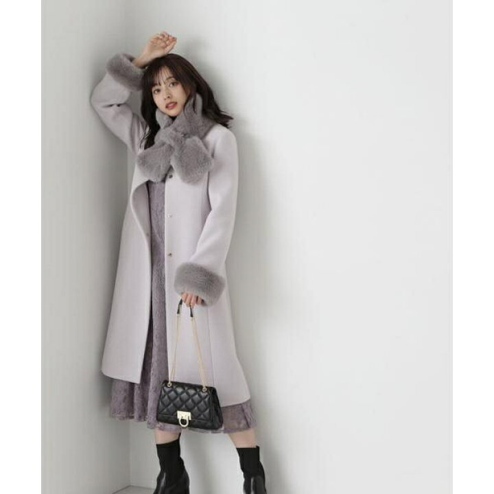 楽天市場】フェイクファー取外しコート／23AW／プロポーション ボディ 