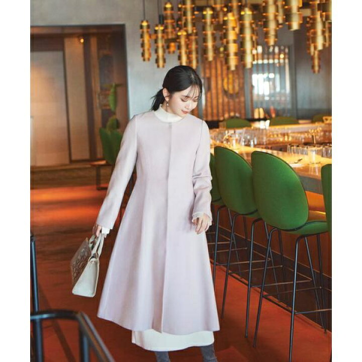 楽天市場】ノーカラーフレアコート／プロポーション ボディ  