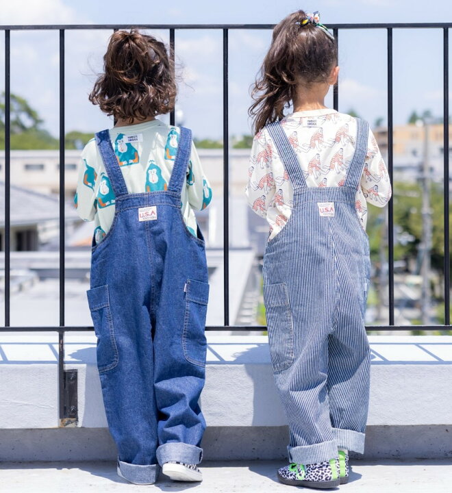 楽天市場】【COTTON from U.S.A】ビッグポケットデニムオーバーオール 