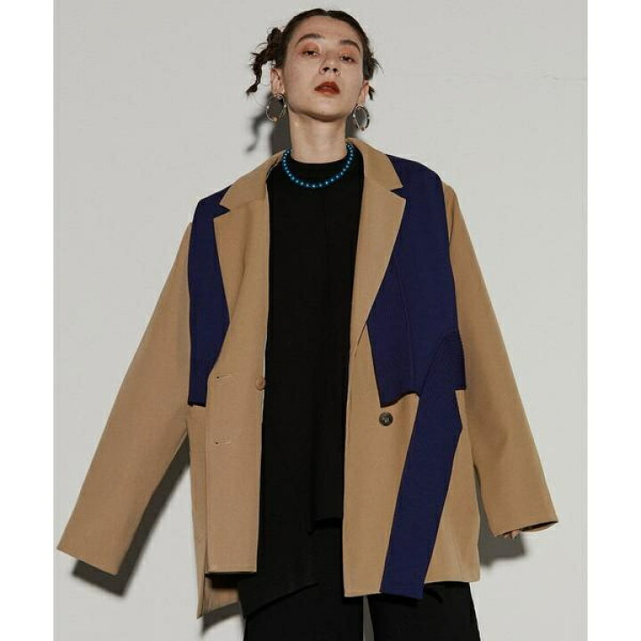 楽天市場】UN3D.／アンスリード／KNIT DOCKING JK／ロイヤルフラッシュ  