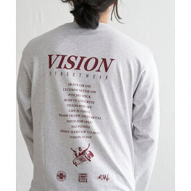 VISION STREET WEAR ヴィジョンストリートウェア メッセージプリントロンT／ヴァンスエクスチェンジ（VENCE EXCHANGE）