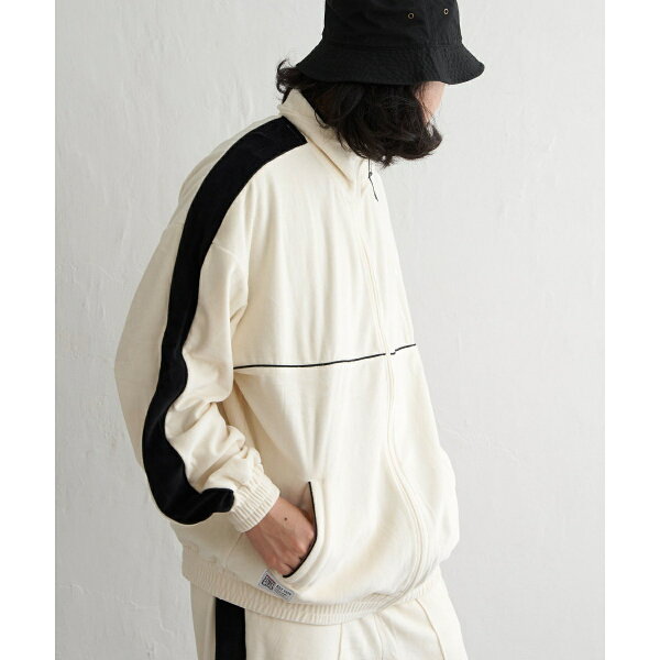 VISION STREET WEAR ヴィジョンストリートウェア ベロアトラックジャケット／ヴァンスエクスチェンジ（VENCE EXCHANGE）
