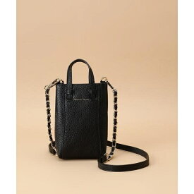 シンプルスクエア型 レザーミニショルダーバッグ／サマンサタバサ（Samantha Thavasa）