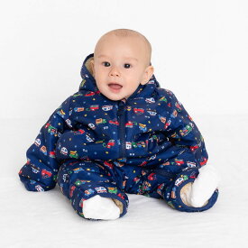 裏ボアフリース 総柄ジャンプスーツ／ミキハウス ホットビスケッツ（MIKIHOUSE HOT BISCUITS）