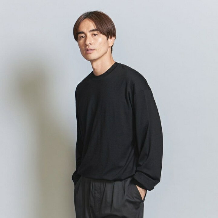 楽天市場】ウォッシャブル ウール ロングスリーブ Tシャツ 