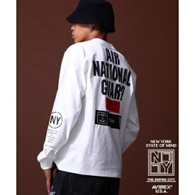 《COLLECTION》AIR NATIONAL GUARD PATCH ＆ PRINT L／アヴィレックス（AVIREX）