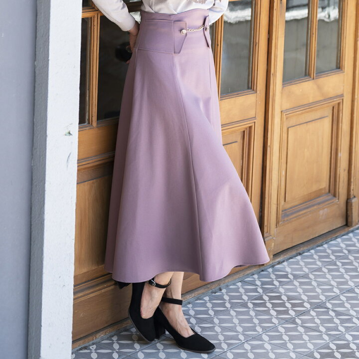 楽天市場】ウールライクコルセットフレアスカート/MM337209／ミッシュ  