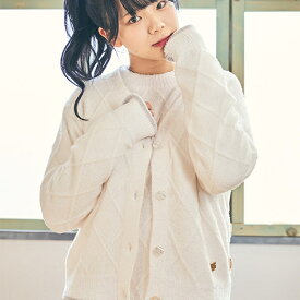 アーガイル柄　フェザーヤーンカーディガン　／ポール＆ジョー パリス（PAUL＆JOE PARIS）