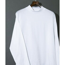 『XLサイズあり』JAPAN FABRICロングスリーブモックTシャツ／アーバンリサーチ ロッソ（URBAN RESEARCH ROSSO）