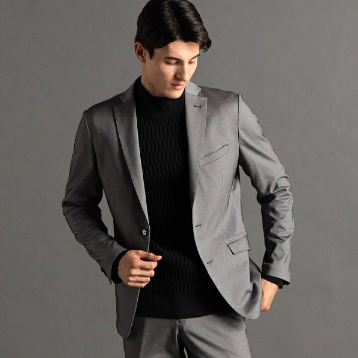 楽天市場】バーズアイジャージー セットアップジャケット／ムッシュ  