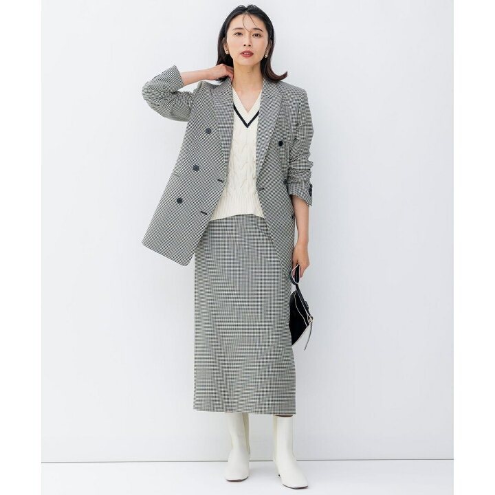 楽天市場】【杏さん着用】ガンクラブチェックストレッチ ジャケット 