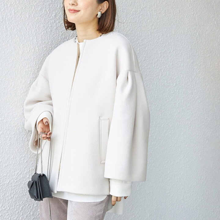 楽天市場】Bellandi SUPER130 コクーン ショート コート ◇／シップス  