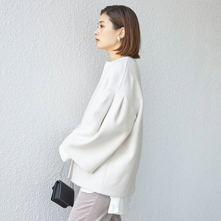 楽天市場】Bellandi SUPER130 コクーン ショート コート ◇／シップス  