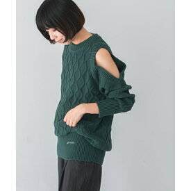 GANNI　Cable Open Shoulder Knit／アーバンリサーチ（URBAN RESEARCH）