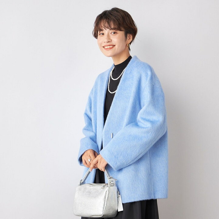 楽天市場】モヘヤシャンブレーシャギーショートコート／ノーリーズ 