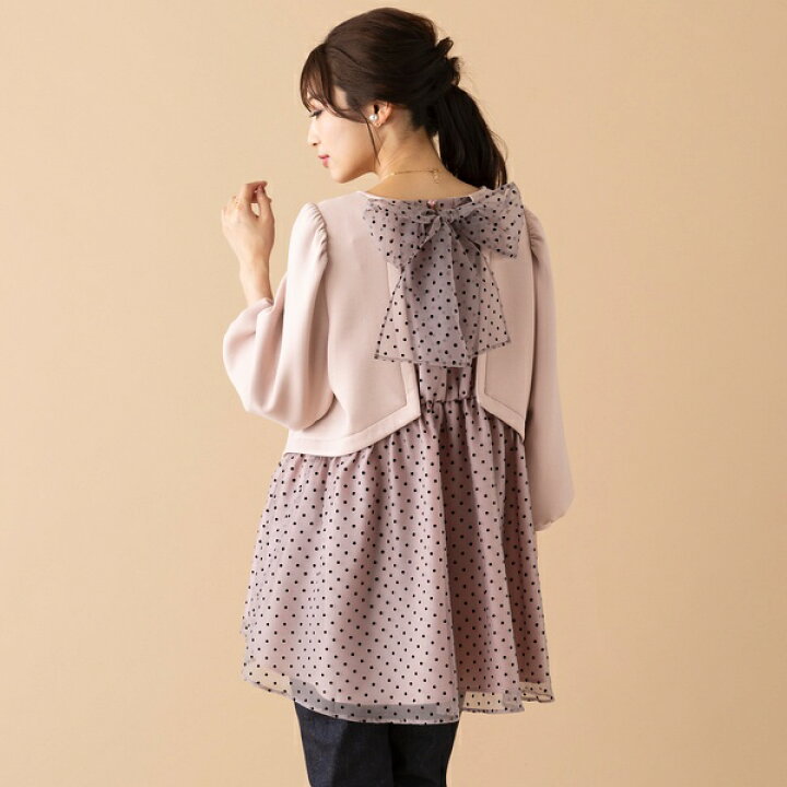 楽天市場】ミリオラメントダブルエアー切替カットソー／ローズティアラ  