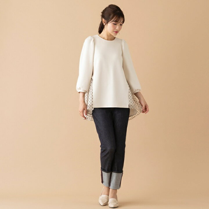 楽天市場】ミリオラメントダブルエアー切替カットソー／ローズティアラ  