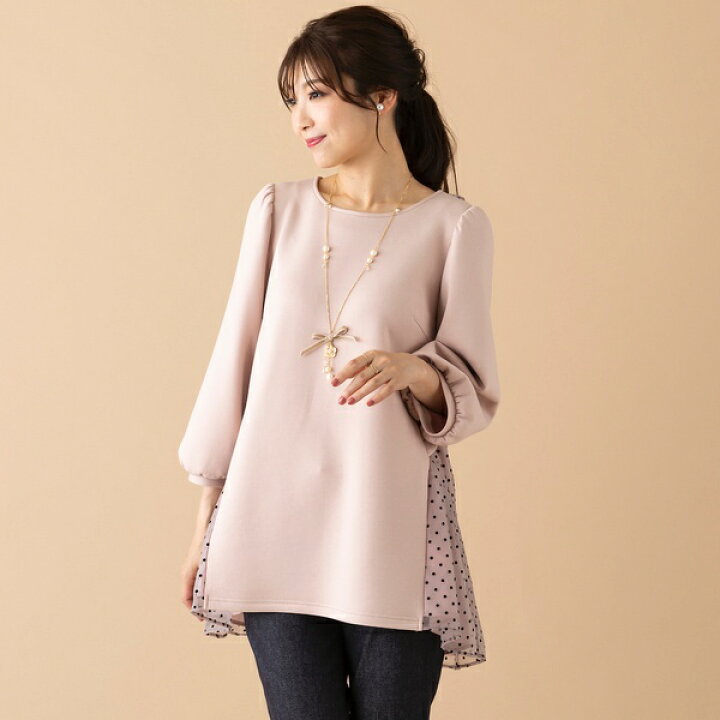 楽天市場】ミリオラメントダブルエアー切替カットソー／ローズティアラ  