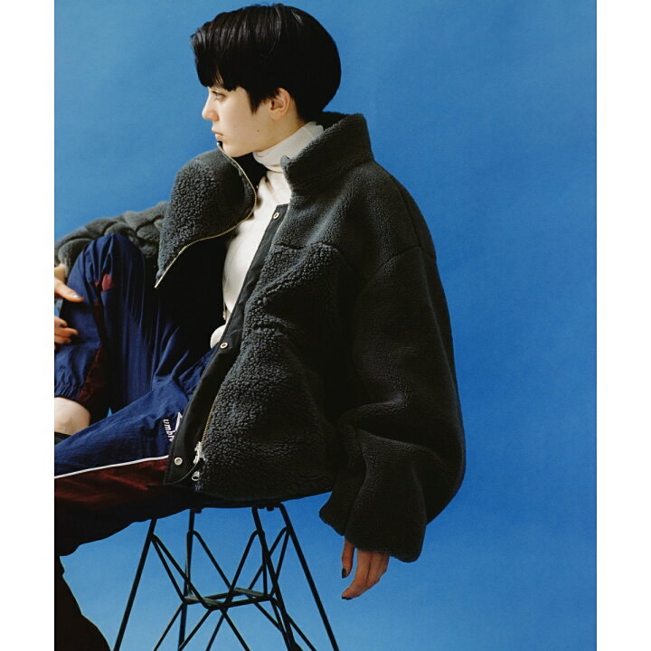 楽天市場】【WEB限定】リバーシブルボアキルティングブルゾン  