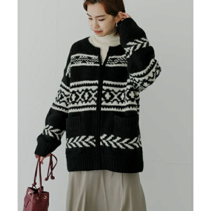 楽天市場】ハンドニットカウチンZIPUP CARDIGAN／アーバンリサーチ 