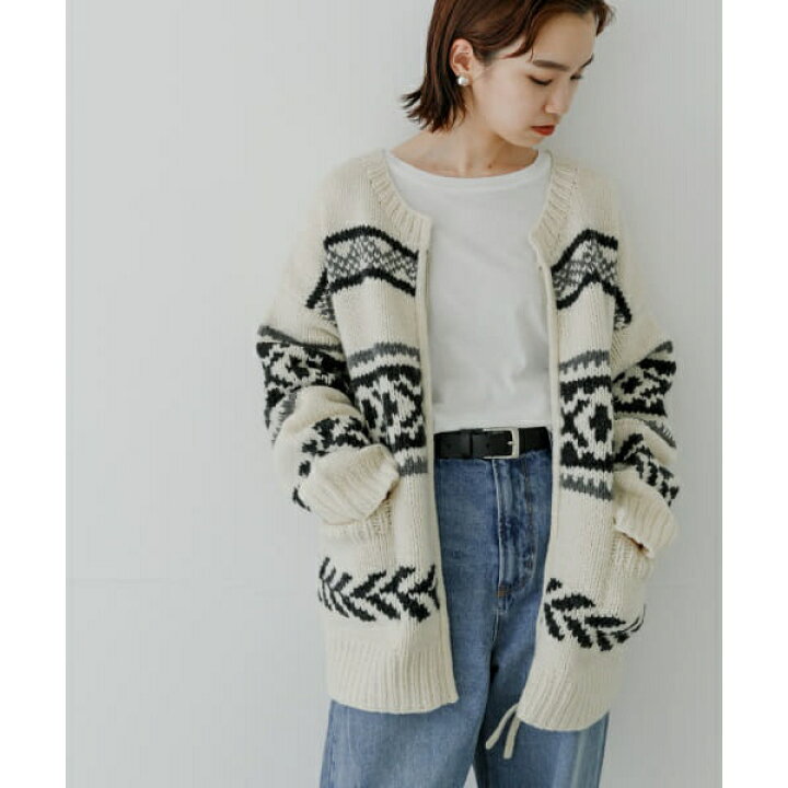 楽天市場】ハンドニットカウチンZIPUP CARDIGAN／アーバンリサーチ 