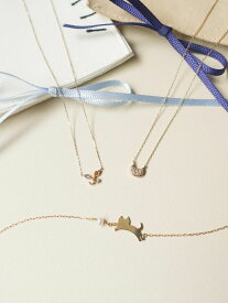 K10YG ねこ オッドアイ ネックレス【Me＆Cats寄付対象商品】／ ヴイエー ヴァンドーム青山（va vendome aoyama）