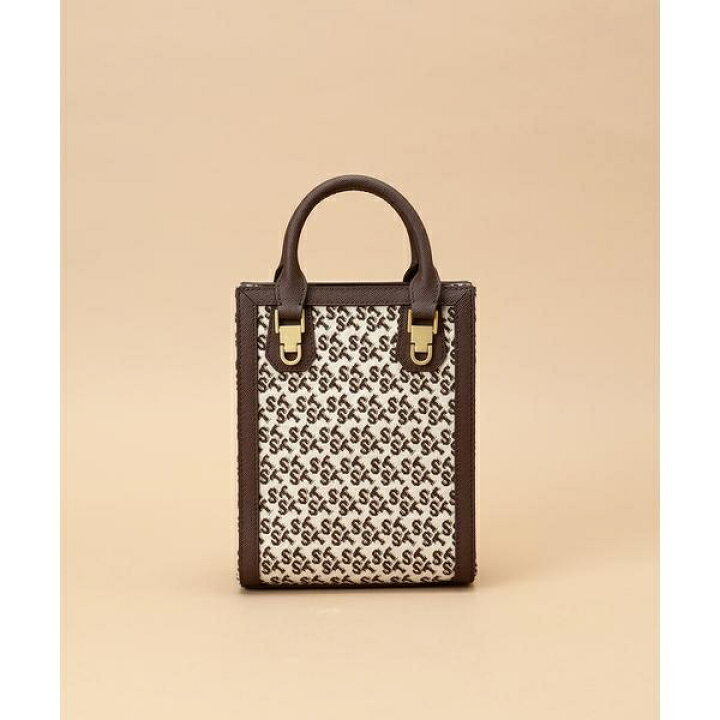 楽天市場】ST Jacquard シルエット 縦型スクエアトートバッグ 