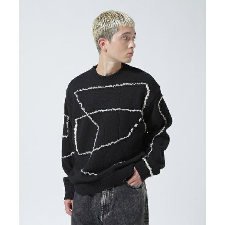 楽天市場】YOKE／ヨーク／CONTINUOUS LINE EMBROIDERY SWEATER 