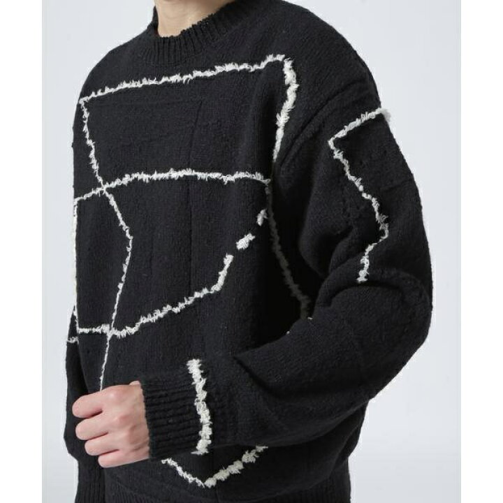 楽天市場】YOKE／ヨーク／CONTINUOUS LINE EMBROIDERY SWEATER 