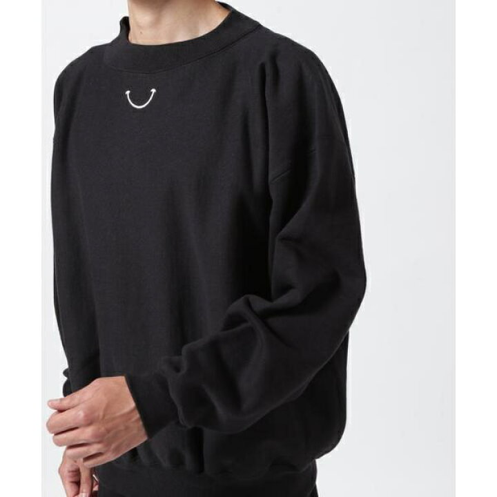 楽天市場】READYMADE／レディーメイド／MOCK NECK SWEAT BLACK／SMILE 