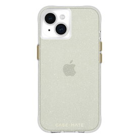 iPhone 15/14/13 共用 Sheer Crystal-Champagne Gold ／ケースメイト（Case-Mate）
