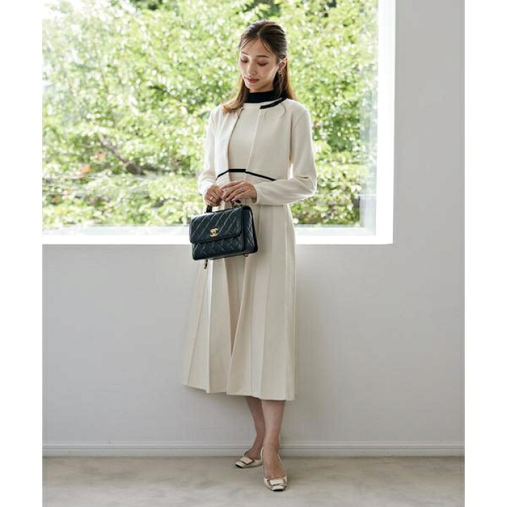 エムマーリエルカセット ノースリーブニットワンピース ワンピース  