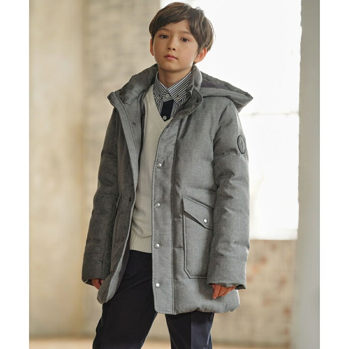 楽天市場】【110-130cm】ウールライクヘリンボーン ダウンコート／J 