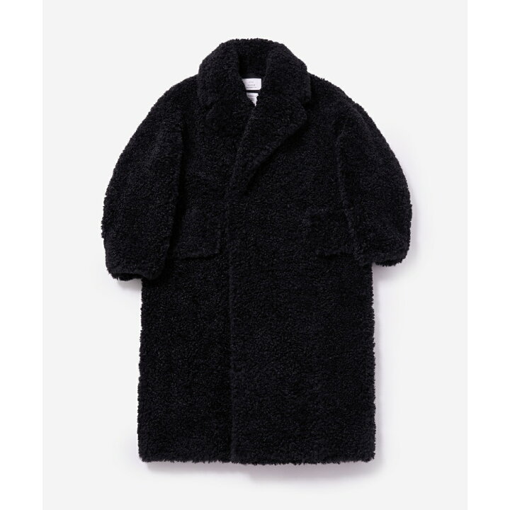 楽天市場】【HYKE】 FAUX SHEARLING DOUBLE BREASTED COAT  