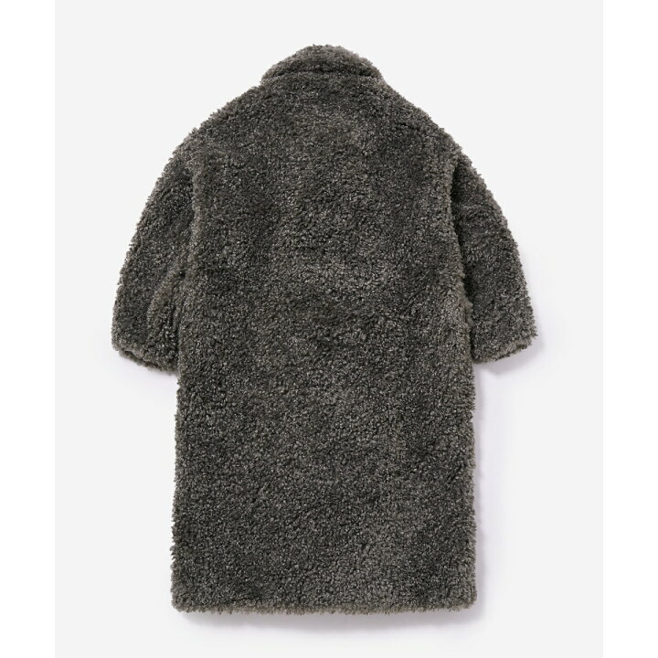 楽天市場】【HYKE】 FAUX SHEARLING DOUBLE BREASTED COAT  