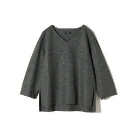 Primary NavyLabel:〈手洗い可能〉ウール ジャージー Vネック プルオーバー／シップス（SHIPS）