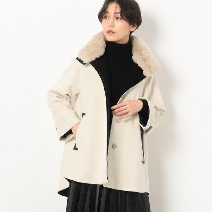楽天市場】〔 TALLサイズ 〕 アンゴラウール Aラインショートコート 