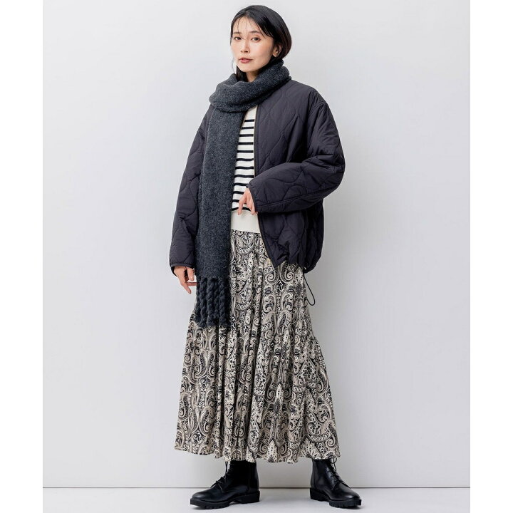 楽天市場】【杏さん着用/洗える】フレンチペイズリーデシン ティアード 