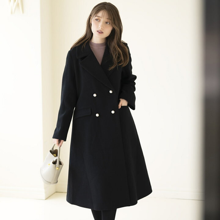 楽天市場】パールボタンコート/MM348606／ミッシュマッシュ（MISCH 