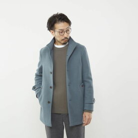 【WEB限定】ジャージメルトンスタンドカラーコート／メンズメルローズ（MEN'S MELROSE）