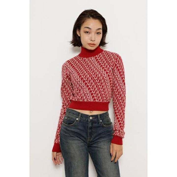 楽天市場】LOGO JACQUARD ニット／ラグア ジェム（LAGUA GEM） : 丸井  