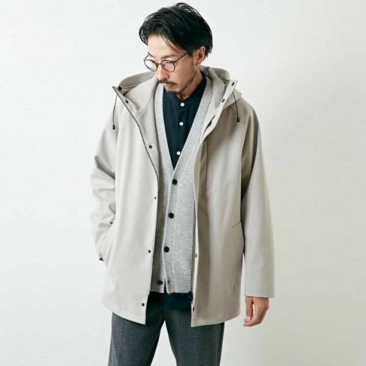 楽天市場】ボンディングツイルフーデットブルゾン／メンズメルローズ 