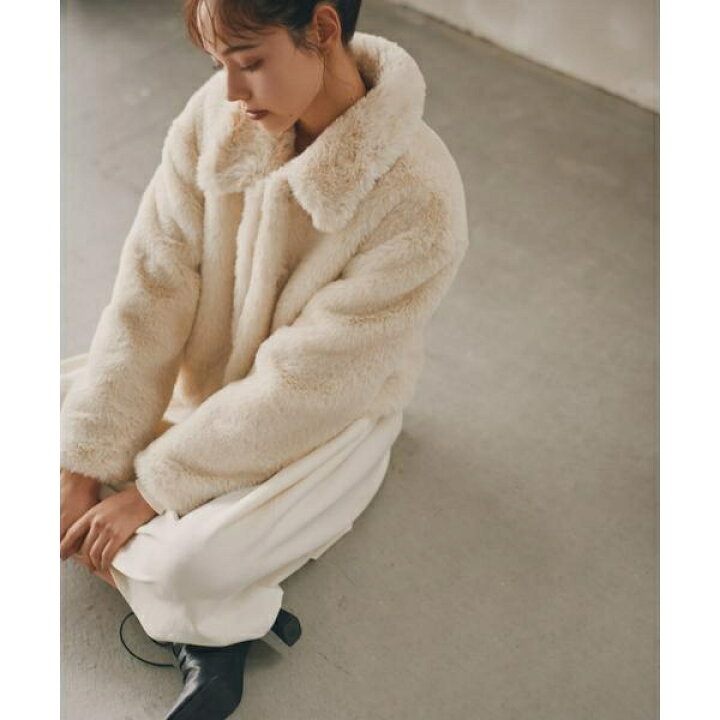 楽天市場】フェイクファー＆ボアコート／ジル バイ ジル スチュアート  