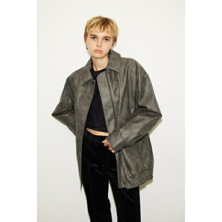 楽天市場】【THROW】F／LEATHER SWING TOP ブルゾン／スライ（SLY 